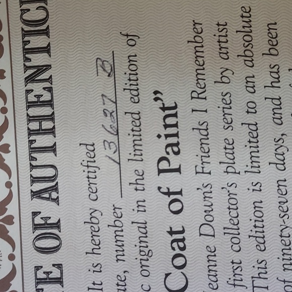 Knowles 1985 "A Coat of Paint" Plate - Picture 7 of 13